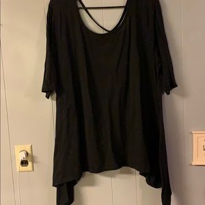 Cross cross backed shirt